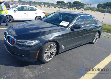 2021 BMW 530I из США, поврежденный, VIN WBA53BH02MWX04357